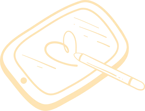 image of heart print