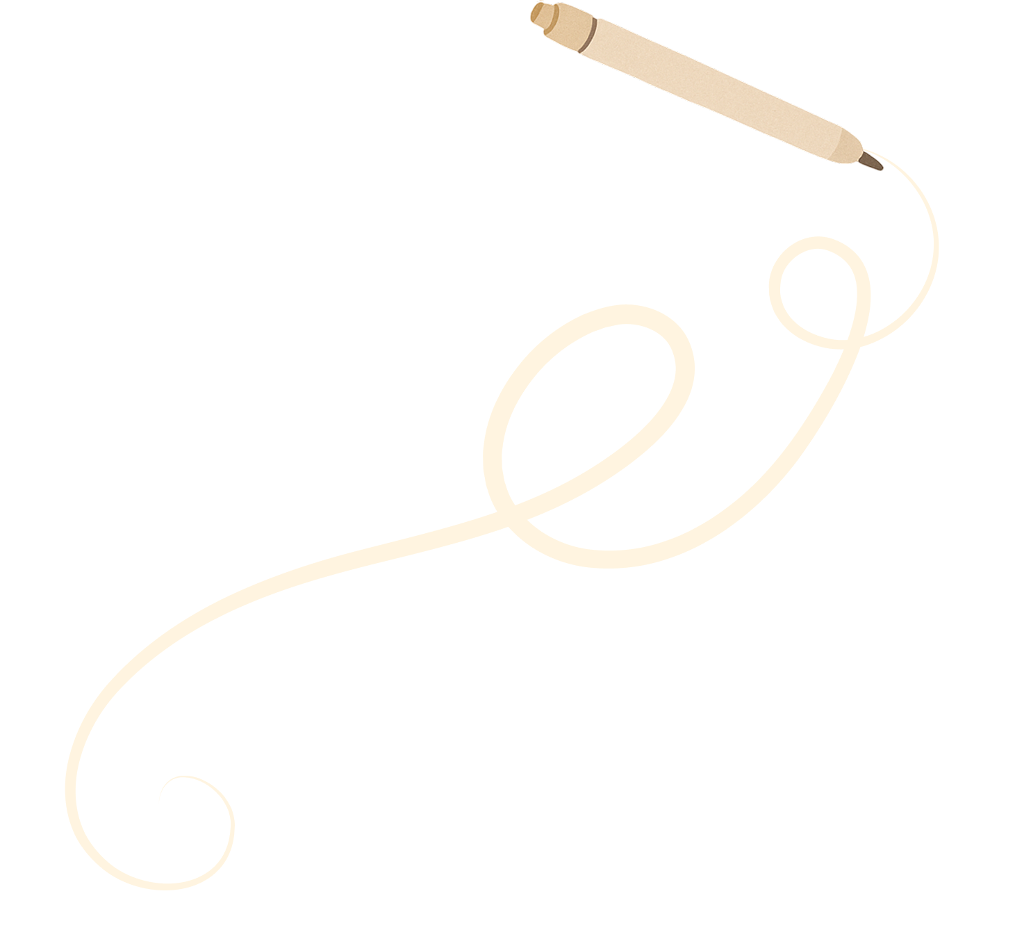 image of pen with wave