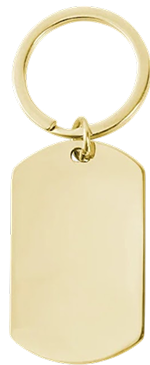 image of golden keychain