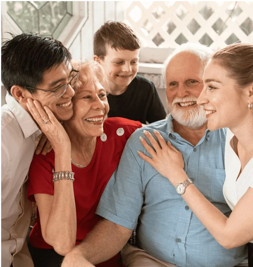 Image of family pic to gether