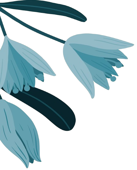 image of blue flowers